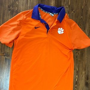 Clemson Nike Dri Fit polo